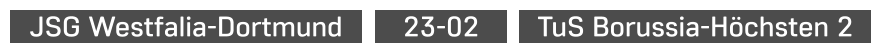 JSG Westfalia-Dortmund  TuS Borussia-Höchsten 2 23-02