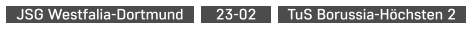 JSG Westfalia-Dortmund  TuS Borussia-Höchsten 2 23-02