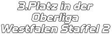 3.Platz in der Oberliga  Westfalen Staffel 2