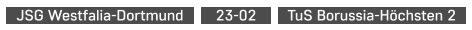 JSG Westfalia-Dortmund  TuS Borussia-Höchsten 2 23-02
