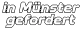 in Münster gefordert