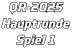 QR-2025 Hauptrunde  Spiel 1